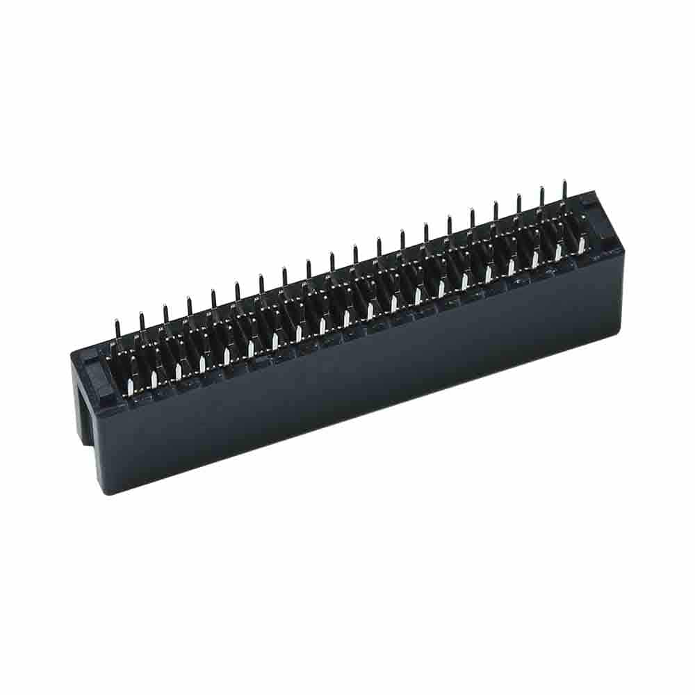 80-pin Edge Connector Socket, Straight, Through-hole image 3
