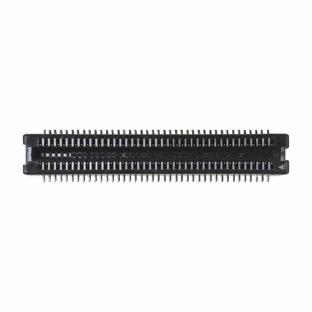 80-pin Edge Connector Socket, Straight, SMT image 3