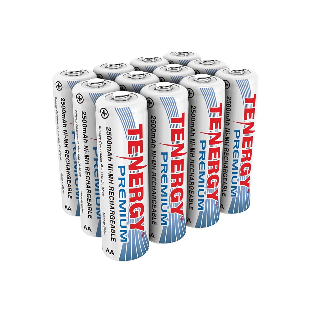 1.2 V AA Ni-MH Rechargeable Batteries, 12-pack image 0