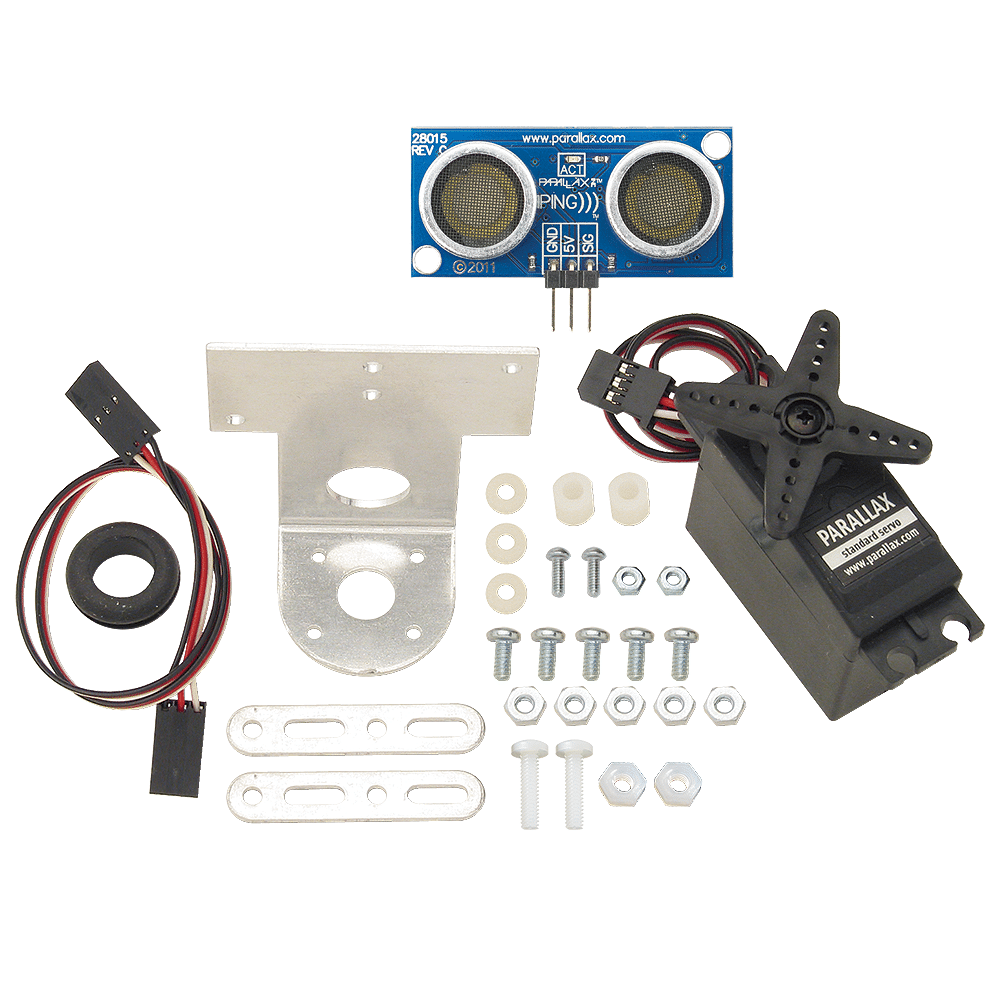 PING))) Ultrasonic Sensor + Mounting Bracket image 0