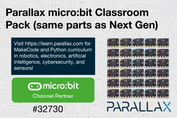 Parallax micro:bit Classroom Pack (equivalent to NextGen) image 0