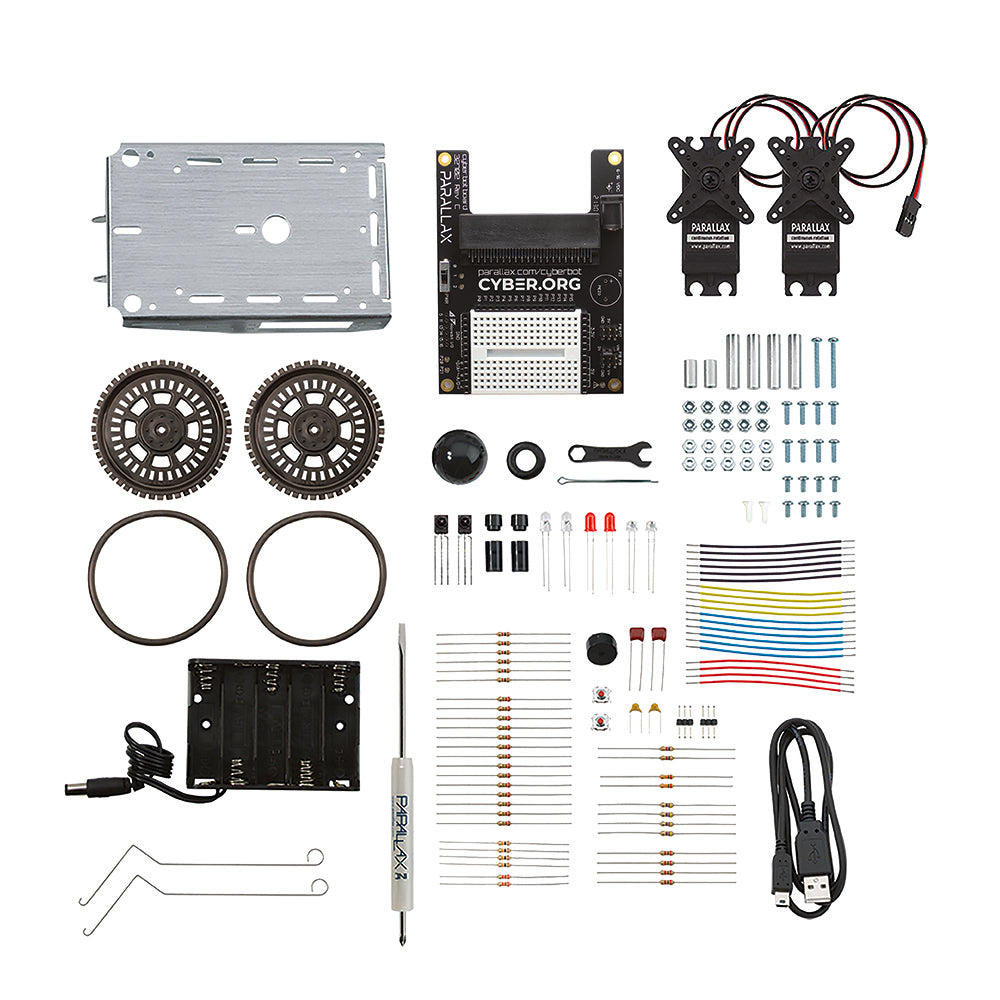 cyber:bot Robot Kit - NO micro:bit image 1