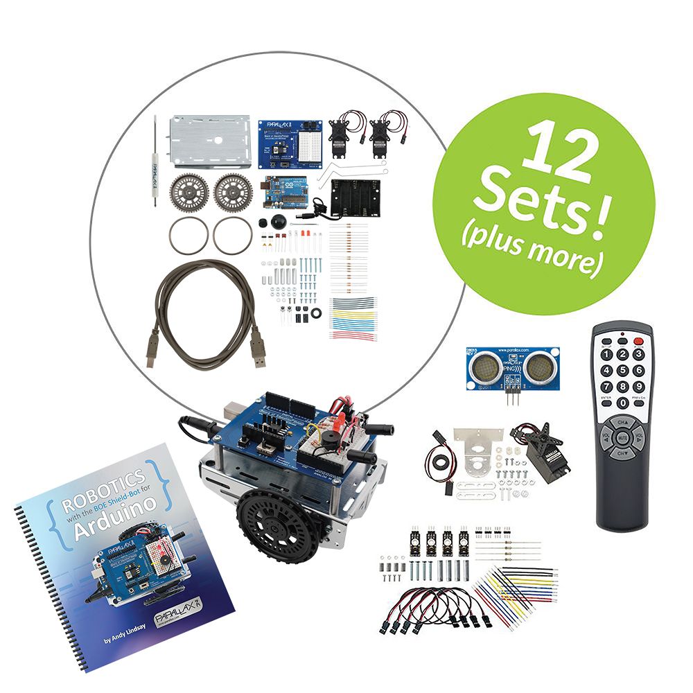Shield-Bot with Arduino 12-pack Plus Kit for Classrooms image 2